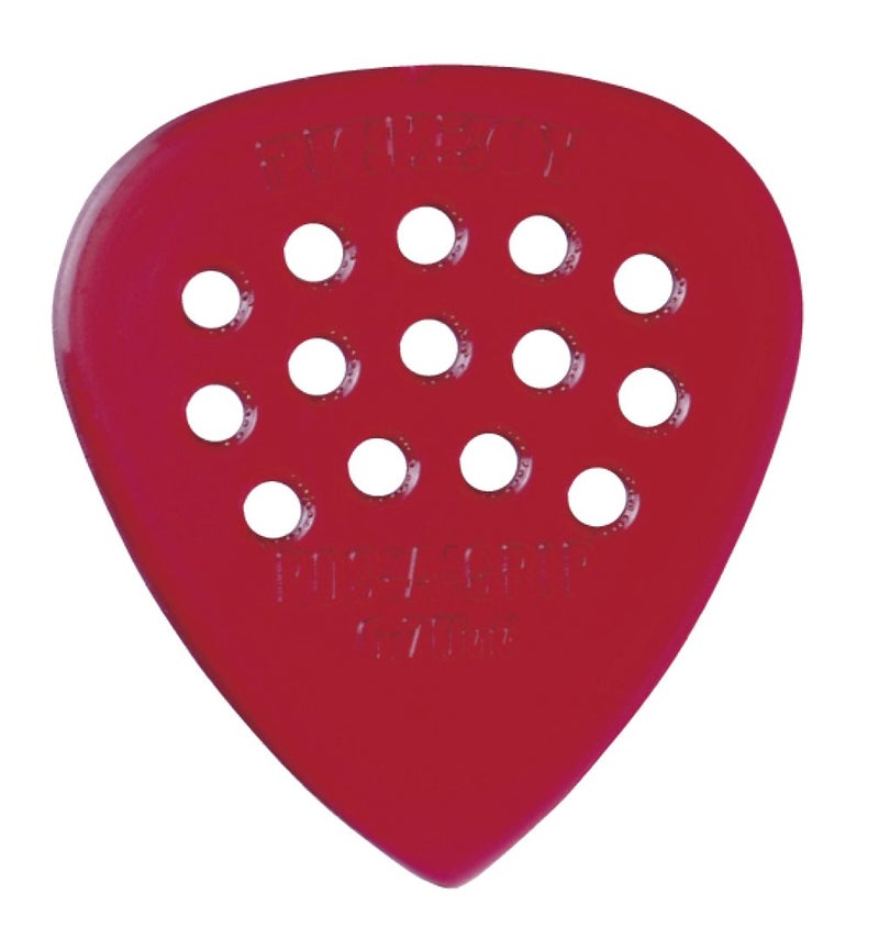 Pickboy Pos-a-Grip, Red, Polycarbonate, 0.70mm, 10 picks - Image 1